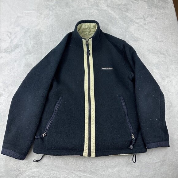 Abercrombie & Fitch Reversible Jacket Men’s Size Small Winter Outdoors - Picture 8 of 16